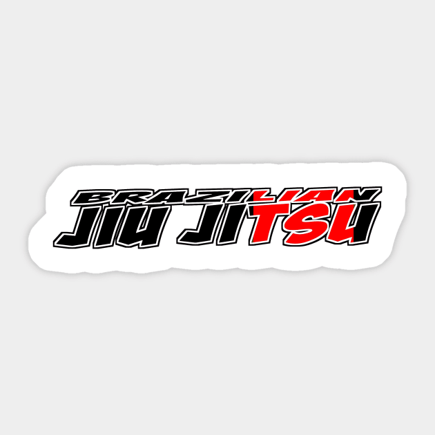 Brazilian Jiu Jitsu Black Belt Sticker by eokakoart